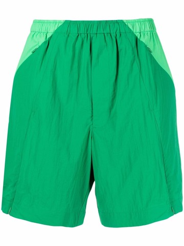 Y-3 - side-zip track shorts - men - Polyamide/Polyester - XL - Green