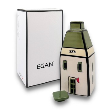 義大利EGAN- 歐式小屋系列 香水容器 綠色 8x19CM