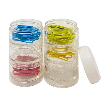 SHUTER 連環盒L-40 2入(文具收納樂高收納小物收納食品裝盛藥盒可隨身攜帶)