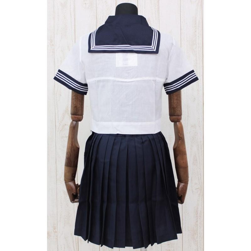 セーラー服(夏服,合服) セーラー服夏服、合服上下セット 大きめ - メルカリ