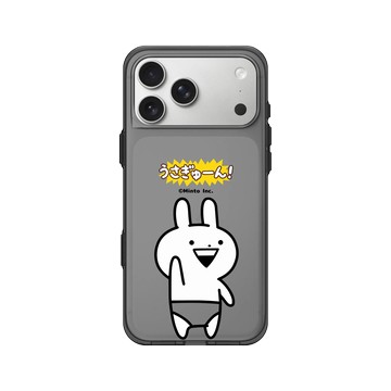 iPhone 17 Pro Max Clear (相機按鈕) 酷墨灰 - Usagyuuun 小突兔 - 哈囉你好嗎