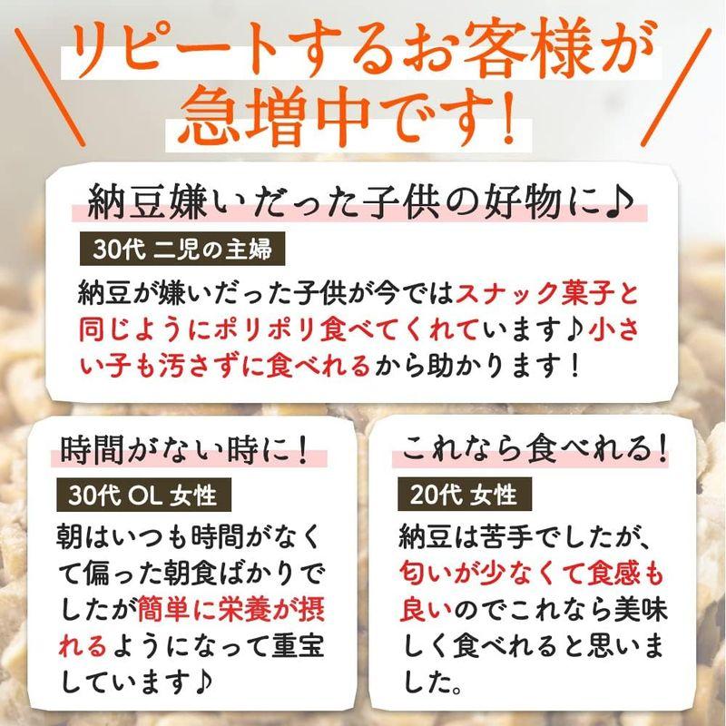 乾燥納豆200g(1袋) 国産大豆100% フリーズドライなっとう ひきわりタイプ ドライ納豆 無添加