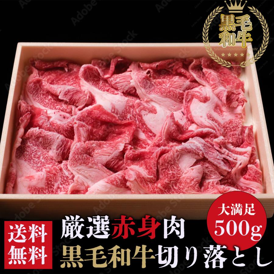 牛肉 黒毛和牛 切り落とし 500g 肩ロース うで肉 MIX お歳暮 御歳暮 贈り物 ギフト 霜降り 国産 すき焼き しゃぶしゃぶ お取り寄せ