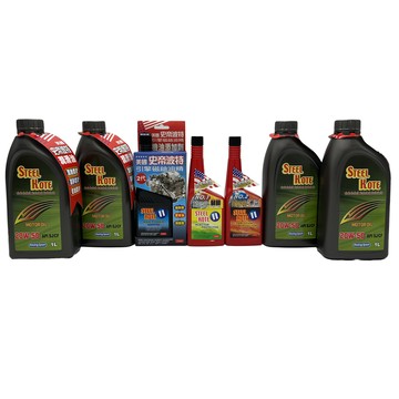 【STEEL KOTE 史帝波特】美國史帝波特20W50合成車用機油超值保養組(機油 車用機油)