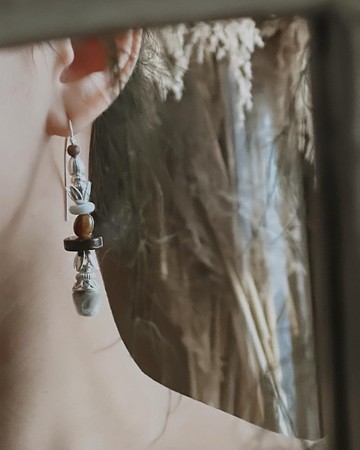 免運費 | 環保概念 | 民族風 | 乾果耳環