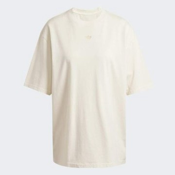 Adidas 愛迪達 Graphic Tee JD0039 女 上衣 米 亞版 垂墜感 素面