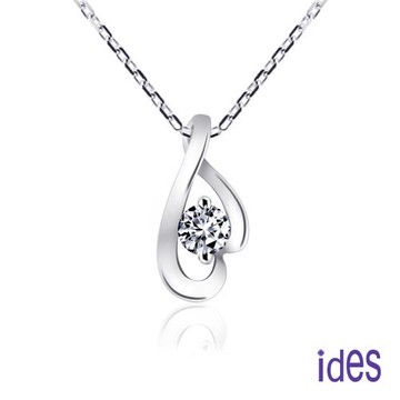 ides愛蒂思 GIA證30分F/VS2八心八箭頂級車工3EX鑽石項鍊/14K(IDP0187)