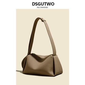 DSGUTWO 軟皮小方包盒子包休閑百搭小眾設計新款2024單肩腋下包女