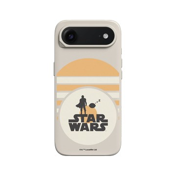 iPhone Air SolidX 貝殼灰 - Star Wars - The Mandalorian - 復古印刷