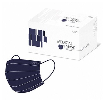 CSD 中衛~素色醫療口罩-深丹寧(50入/盒) MD雙鋼印
