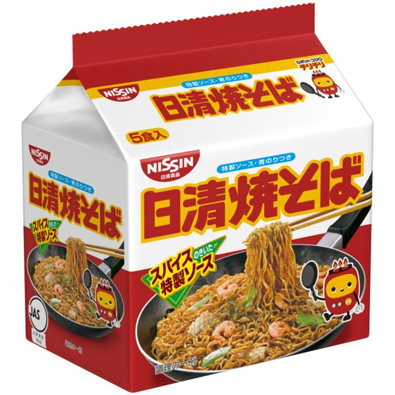 日清食品 焼そば 5食パック 500g×6パック (食品 袋麺 インスタント)