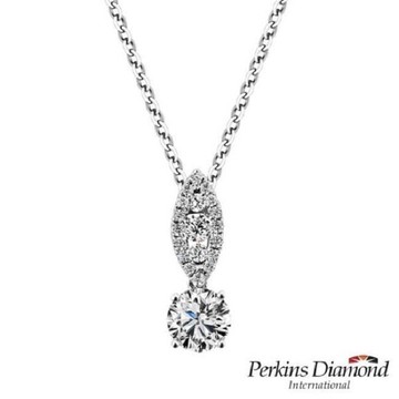 GIA PERKINS 伯金仕 夏綠蒂系列 鑽石項鍊