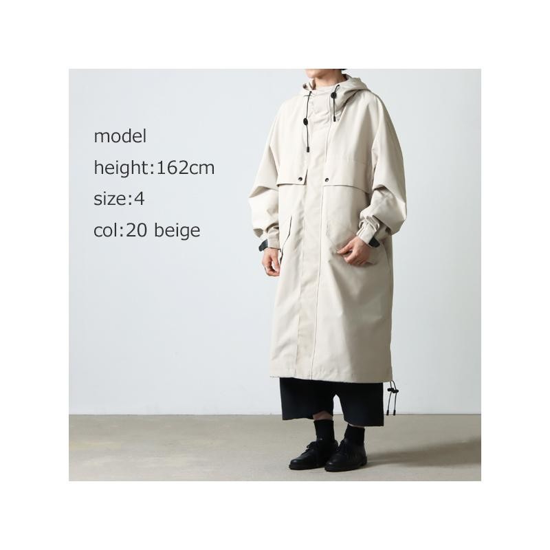 08sircus (ゼロエイトサーカス) High count weather hoodie coat 