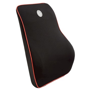 s-sportplus+ 汽車靠墊 黑紅色 透氣舒適 人體工學設計 有效支撐腰椎  1個