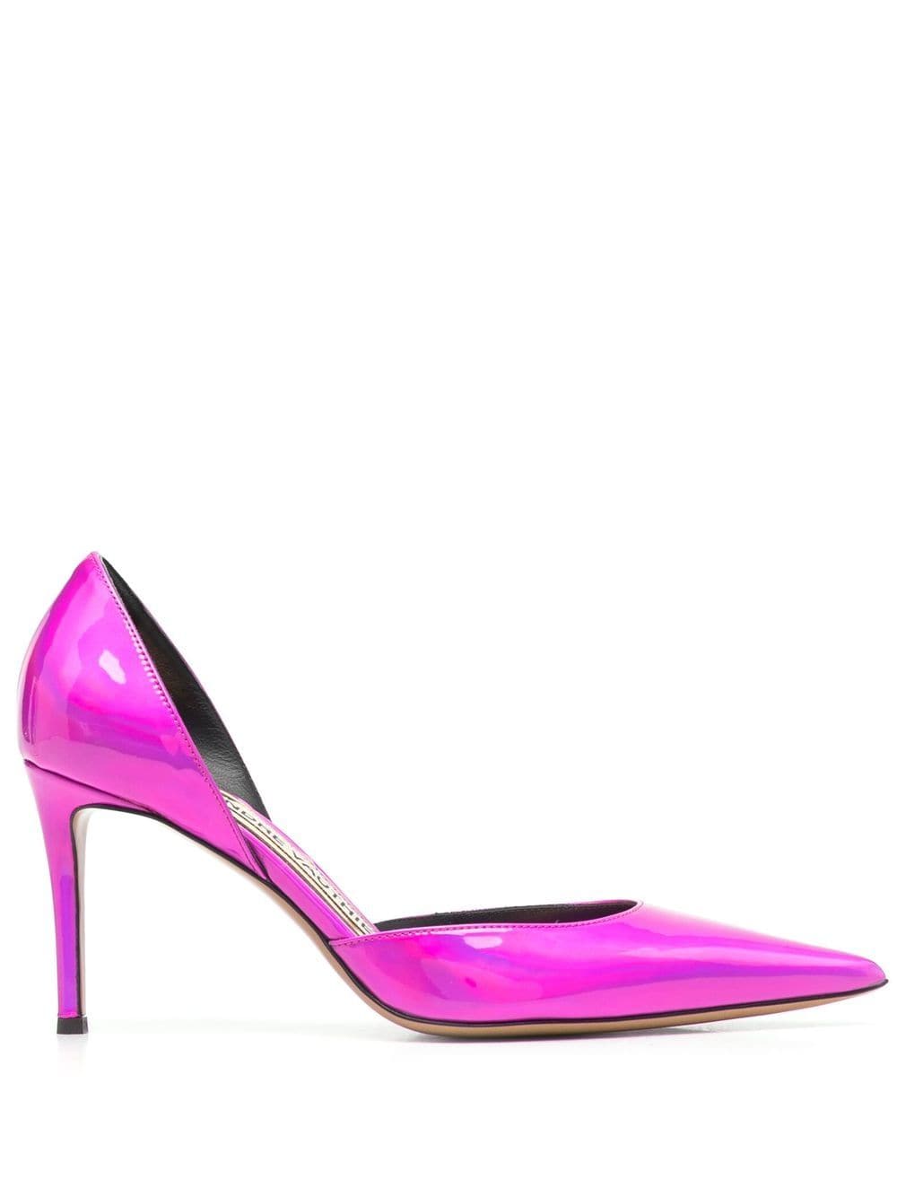 Alexandre Vauthier - Alex 90mm stiletto pumps - women - PVC/LeatherLeather - 38 - Pink