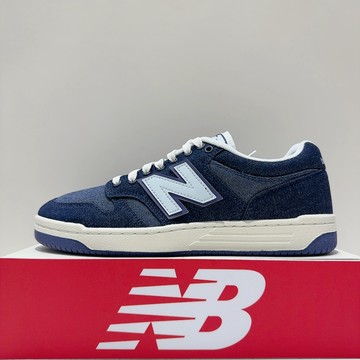 New Balance NB 480 男女款 深藍色 牛仔布 D楦 復古 板鞋 運動 休閒鞋 BB480LDD