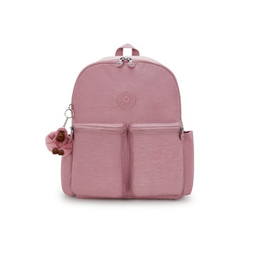 溫柔荷花粉多拉鍊收納後背包-CHARNELL