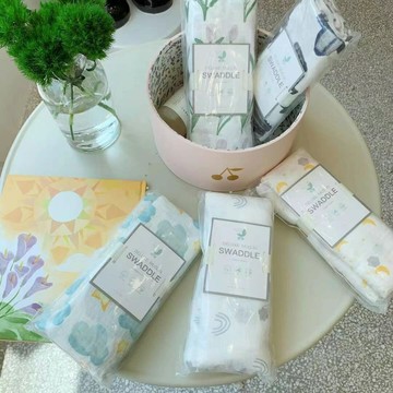 『百貨屋二號』純棉紗布多功能蓋毯紗布浴巾薄款寶寶被子兒童毛巾被外出推車巾