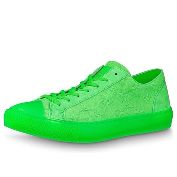 LOUIS VUITTON Tattoo Sneakers 'Neon Green Fabric'