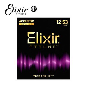ELIXIR 21052 Attune 超薄包覆 12-53 磷青銅 木吉他弦