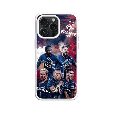 iPhone 15 Pro Max SolidX 白 - FFF - France National team - Signatures 2