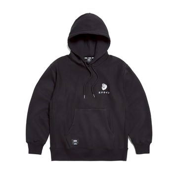 EDWIN｜男裝｜骷髏剪接長袖連帽T恤