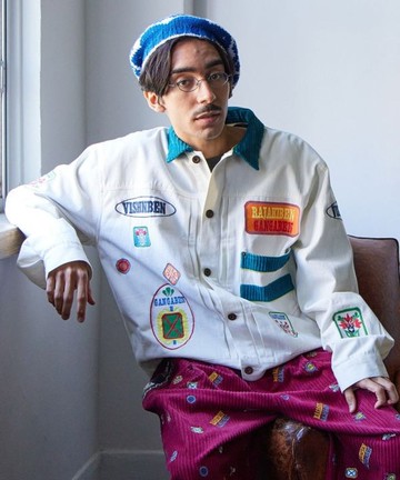 【熱門預購】民族刺繡男款外套  (2色) ILL-5301