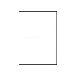 （まとめ）マルチプリンタ帳票（FSC森林認証紙） B5白紙2面 100枚入×5冊[21]