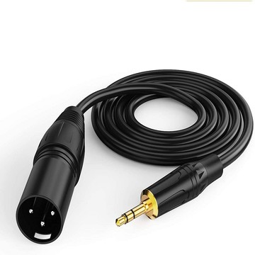 CableCreation 0.9M 3.5mm 公轉XLR公(Cannon) 非平衡式音訊線(CX0093)