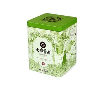 普洱茶熟茶   七彩雲南 菊花 普洱熟茶 散茶 200g 罐裝
