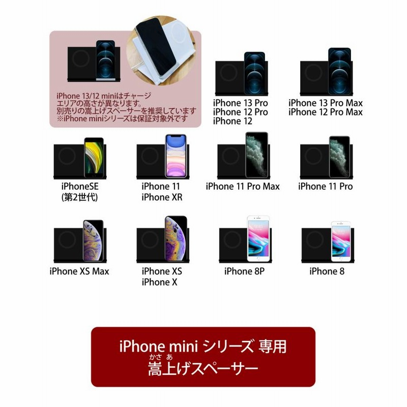 ワイヤレス充電器 iPhone 2台同時 i.Carry iPhone 16 15 14 13