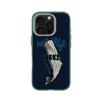 iPhone 16 Pro Clear 憂墨綠 - KID - 海抹香鯨