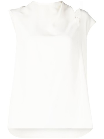 Saiid Kobeisy - Georgette cut-out blouse - women - Polyester - 40 - White