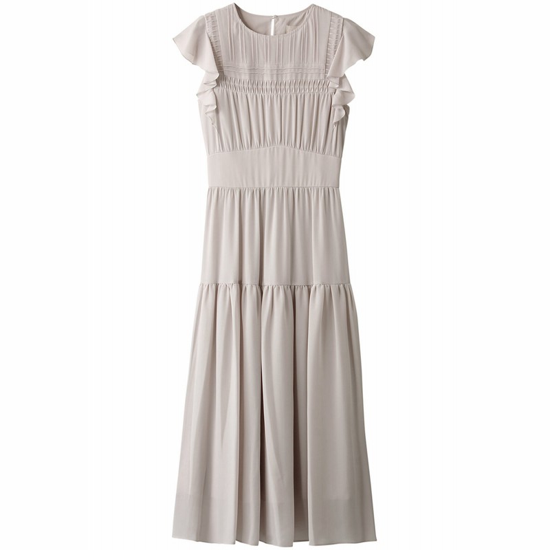 31 Sons De Mode トランテアン ソン ドゥ モード タックワンピース レディース グレー系 36 通販 Lineポイント最大1 0 Get Lineショッピング