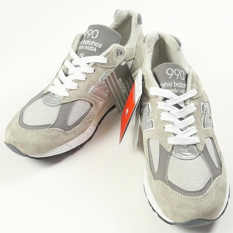 ニューバランス New Balance M990GY2 GREY Dワイズ スニーカー 灰 Size