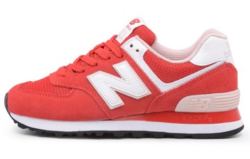 WMNS NEW BALANCE 574 CORAL RED