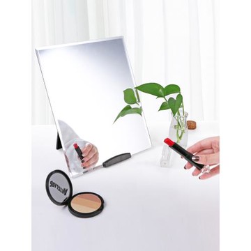 鏡子大號梳妝臺鏡宿舍臺式公主鏡便攜化妝鏡桌面鏡學生掛墻貼墻鏡