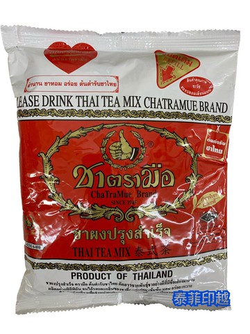 {泰菲印越} 泰國 手標泰式茶 手標紅茶 泰式奶茶 茶葉粉 400克