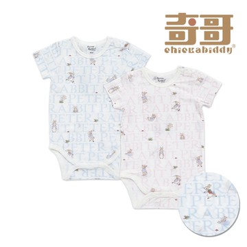 奇哥 比得兔 嬰幼童裝 童話探險側開內衣兔裝/包屁衣-水晶紗 12-36個月(2色選擇)