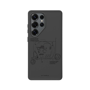Galaxy S25 Ultra SolidSuit 黑 - 迪士尼-星際大戰 Star Wars - 風暴兵-線稿風格