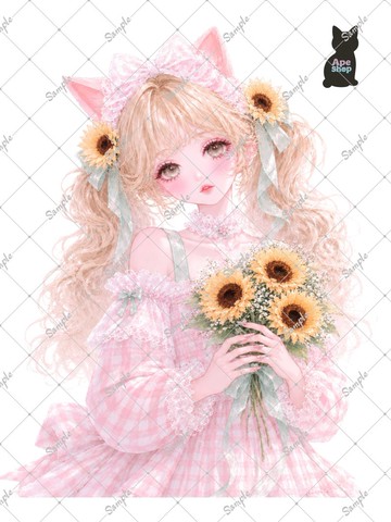 原創人物貼紙 裝飾貼紙 內含 5 枚