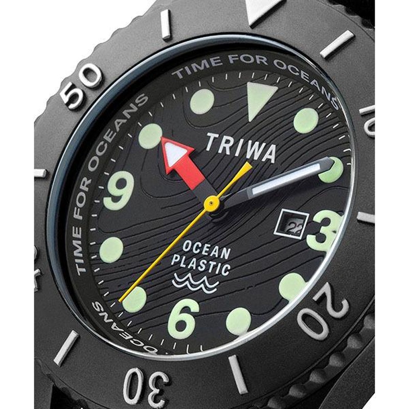 トリワ TRIWA メンズ レディース 腕時計 径39mm Time for SUB Oceans