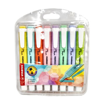 STABILO 思樂筆 swing cool Pastel 樂酷螢光筆套裝  馬卡龍色  1盒