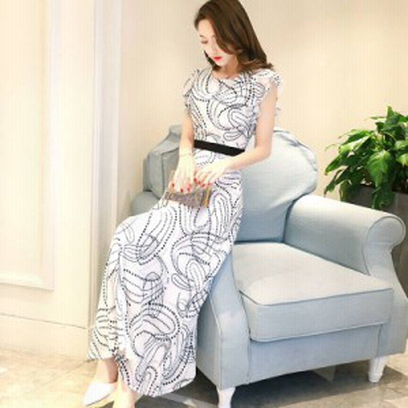 モノカラー 白黒 フリルショルダー バイカラー シンプル 大人レディ エレガント ロングワンピース レディース 18年新作 定番 人気 通販 Lineポイント最大1 0 Get Lineショッピング