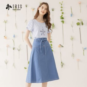 IRIS 艾莉詩-百搭綁帶長裙-42206