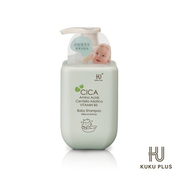 酷咕鴨 KUKU PLUS舒敏積雪草寶寶洗髮精500ml