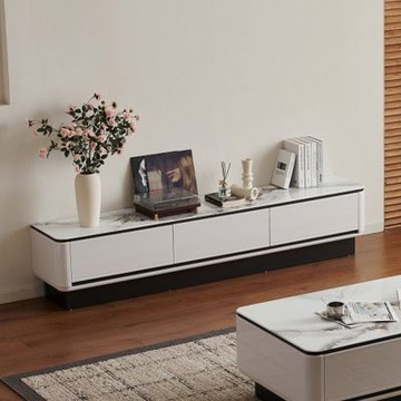 MUNA家居  K3-20型6.6尺玻璃電視櫃/抽屜緩衝滑軌  200X38X42cm