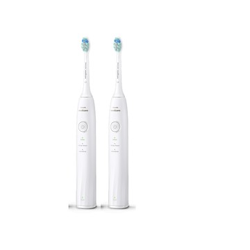 PHILIPS (雙入組)官方直營 Sonicare舒適清潔音波電動牙刷HX5070/02(皓月白) 電動牙刷 入門款 熱銷