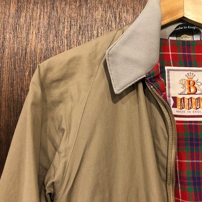 Baracuta G9 Harrington Jacket Tan Cotton 100% Aero Zip Made in ...