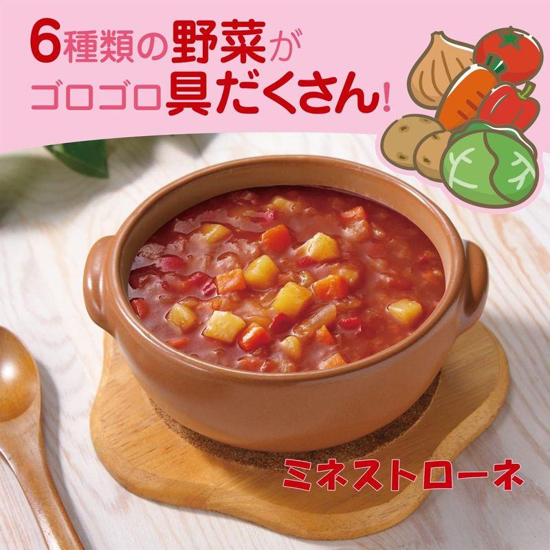 江崎グリコ クレアおばさんの具だくさん スープギフトセット180g×15個 スープ